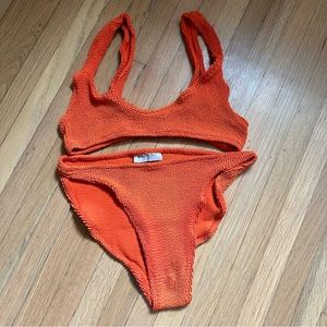 YouSwim Eva Standard Waist Two Piece Bikini in Tangerine